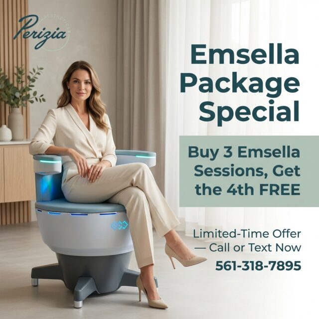 Regain bladder control, strengthen your pelvic floor, and feel confident again with Emsella at Perizia Aesthetics in Jupiter, Florida. For a limited time, buy three Emsella sessions and get the fourth FREE.
Emsella is a non-invasive treatment that delivers thousands of muscle contractions in one session to help improve bladder control, core strength, and overall pelvic health — no downtime, no surgery.
This offer is available for a short time and appointments are filling quickly. Call or text now to lock in your free session.
561-318-7895
#PeriziaAesthetics #EmsellaTreatment #JupiterFL #PelvicFloorHealth #BladderControl #WomensWellness #NonInvasiveCare #LimitedTimeSpecial