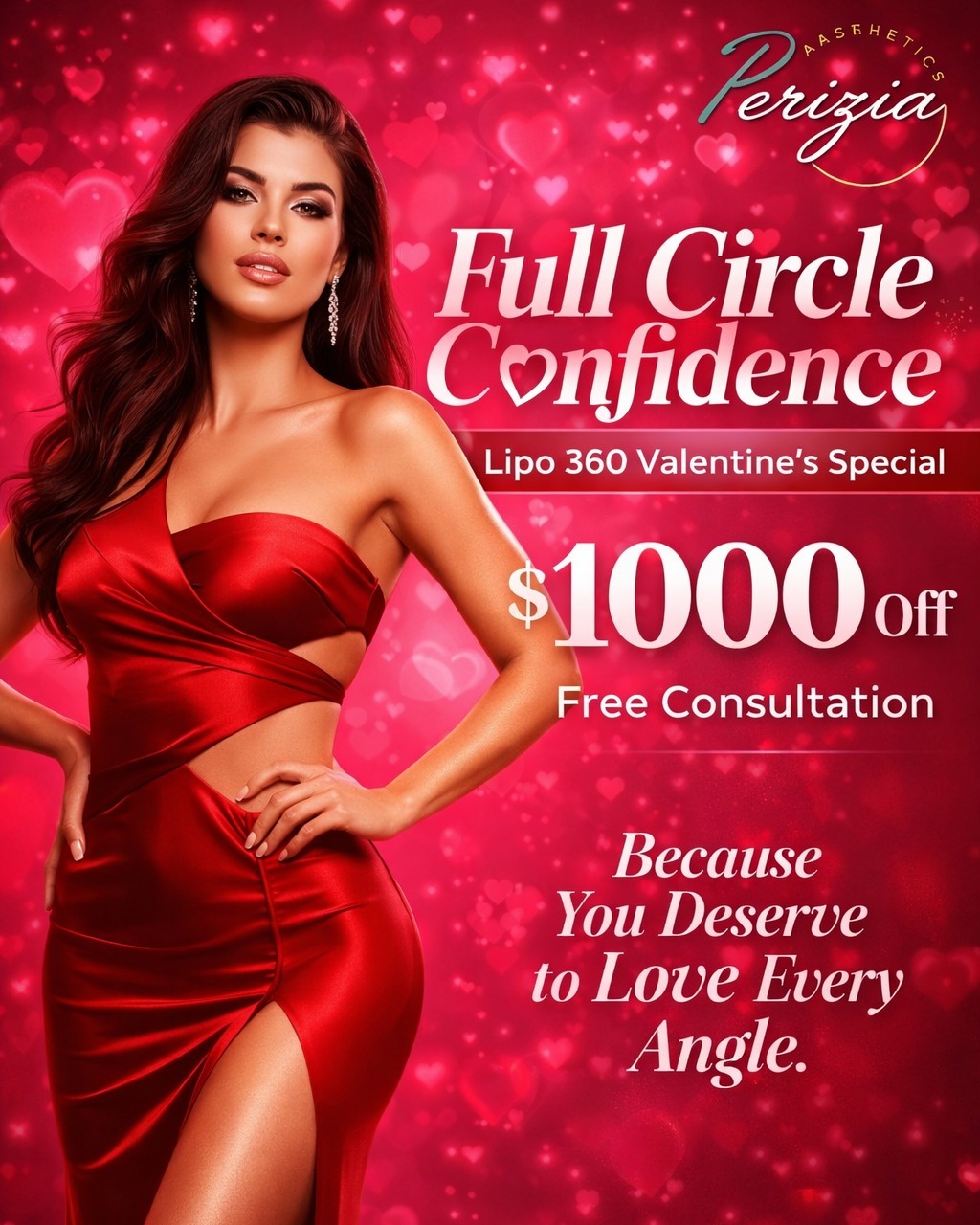 Ready to love every angle?
Our Lipo 360 Valentine’s Special helps contour and refine your shape for smoother, more confident results.
Lipo 360
$1,000 OFF
FREE Consultation
Available for a limited time at Perizia Aesthetics in Jupiter, FL.
#Lipo360 #ValentinesSpecial #PeriziaAesthetics #JupiterFL #BodyContouring