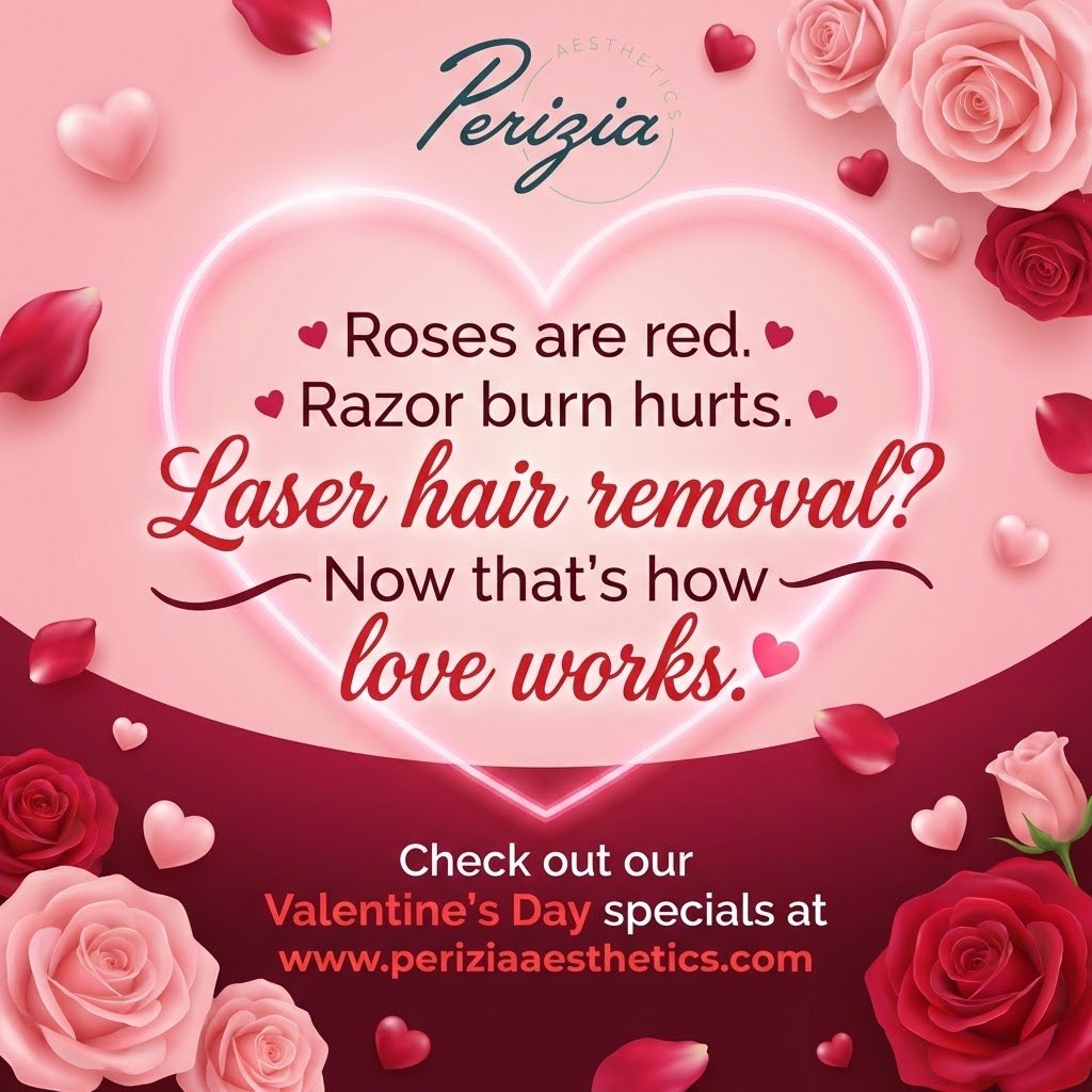 Valentine's Day looks different when self-care is the priority.
Every year, clients tell us how much they love treating themselves to something that lasts longer than a single day. Our Valentine’s Day Specials were created with that in mind—results you can see and feel.
Celebrate yourself this season at Perizia Aesthetics in Jupiter, FL.
#ValentinesDaySpecials #PeriziaAesthetics #JupiterFL #SelfCareSeason