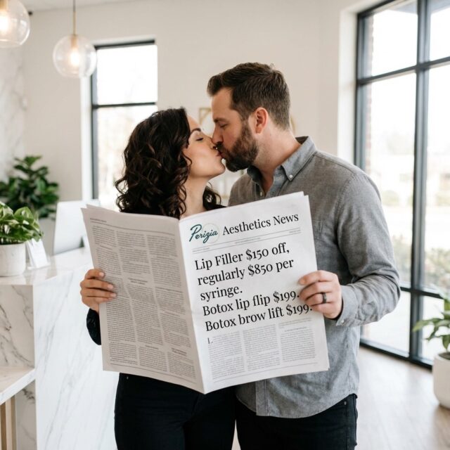 A little love goes a long way.

This Valentine’s Day, Perizia Aesthetics is celebrating confidence with special pricing on some of our most popular treatments.

Lip Filler $150 off
Botox Lip Flip $199
Botox Brow Lift $199

Because feeling good about yourself is always worth celebrating.

#PeriziaAesthetics #ValentinesDaySpecial #JupiterFLAesthetics #ConfidenceLooksGood #BotoxAndFillers